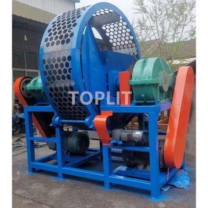 Chinese Customizable Waste Tire Shredding Recycling Machine / Tire Shredder Machine To Make Crumb Rubber