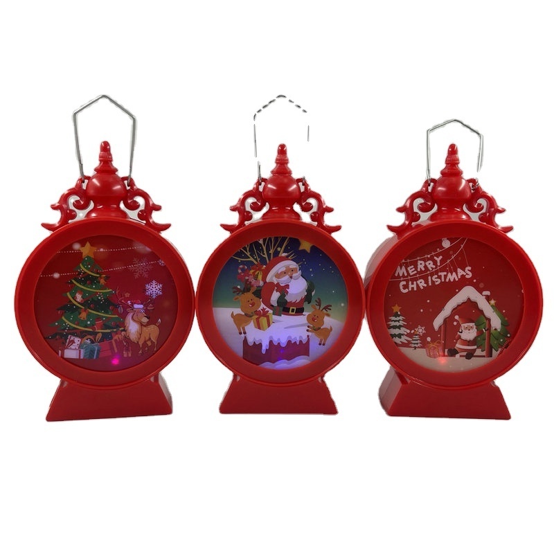 Factory wholesale Christmas portable night light festival light toys small lanterns New Year decorative lanterns