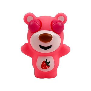 Dollar Item Toys Promotion Pop up Eye Fidget Toy Cute Funny Pink Kawaii Bear Squeeze Toy