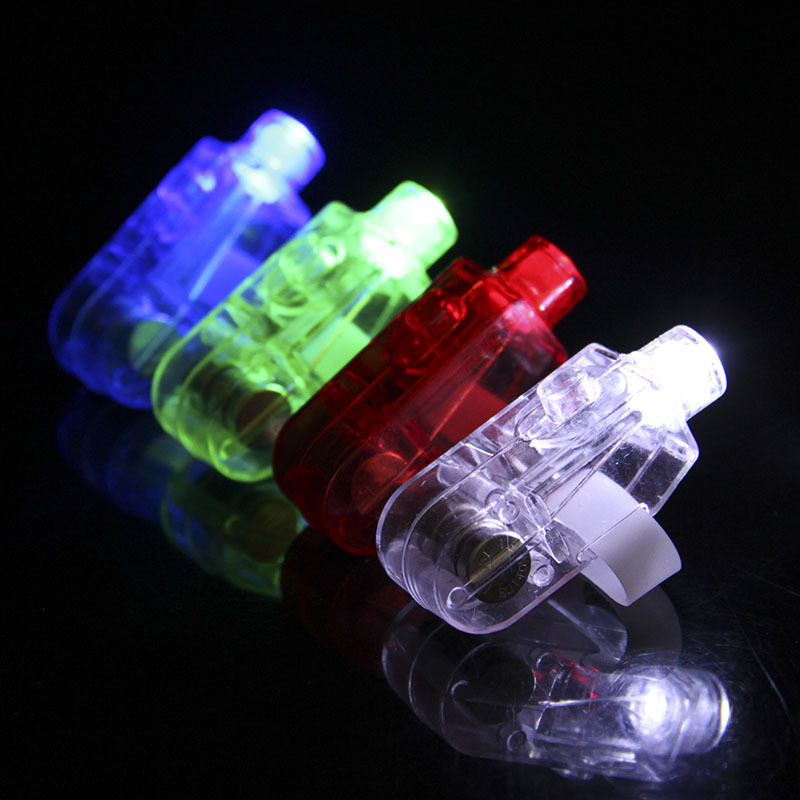 LED Party Finger Lights for Kids LED Finger Flashlight Light Up Finger Ring Toys for Party Favor Halloween Raves Concert Shows