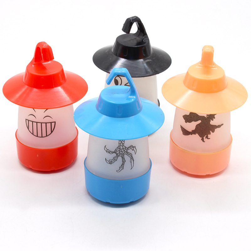 Factory Direct Sale Hanging Lamp Battery Operated LED Lights Kids Gifts Toys Smile Camping Lantern