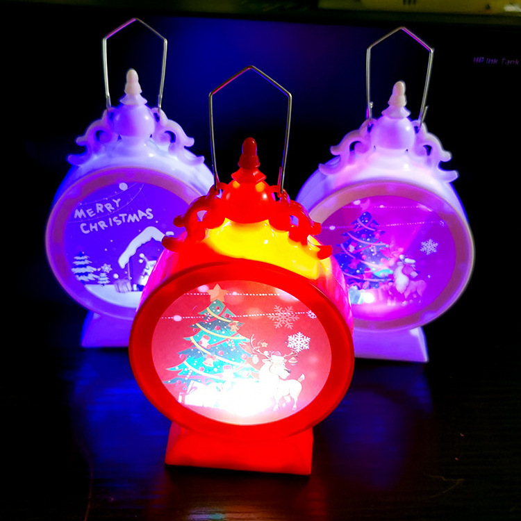 Factory wholesale Christmas portable night light festival light toys small lanterns New Year decorative lanterns