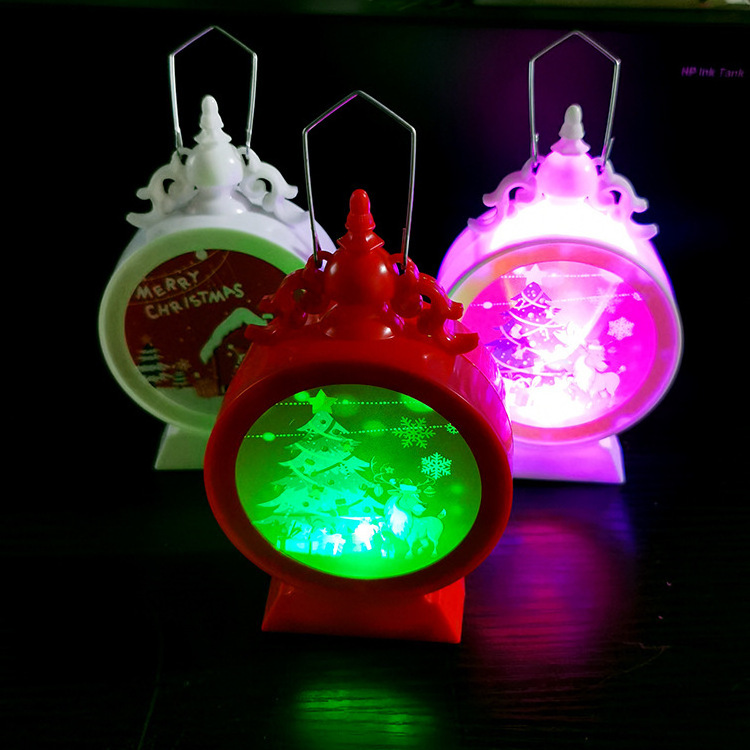 Factory wholesale Christmas portable night light festival light toys small lanterns New Year decorative lanterns