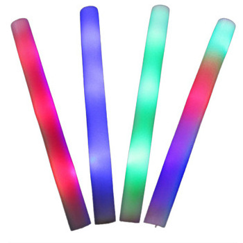 customized logo led foam stick multicolor led foam baton glow stick