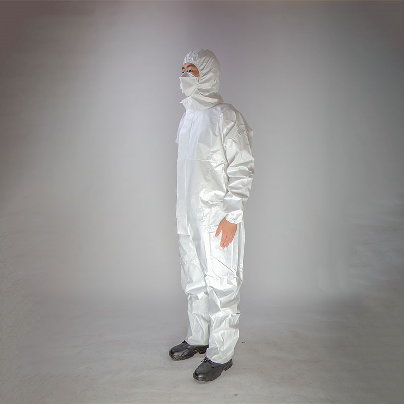 OEM EN13485 Type 6 Protective Ppe Kit Suit Coverall Overall Disposable Coverall Protection Clothes Chemical Protective Clothing