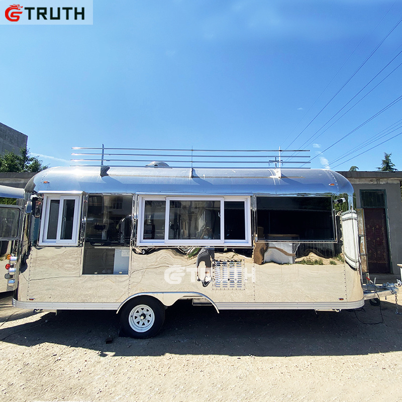 TRUTH food truck ice cream van supplies burger us standard airstream camper fast fully caravan equinped food trailer