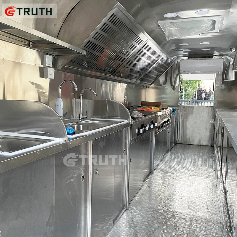 TRUTH ce approved snack food car burger mobile pizza food truck for ice cream with equipment