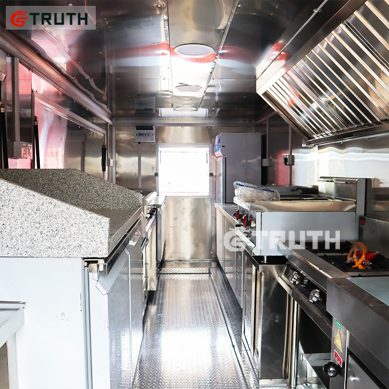 fully equipped foodtruck fast food cart coffee ice cream mobile kitchen Catering concession food truck trailers