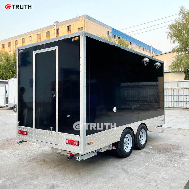 Mobile Bbq Coffee Hot Chocolate Vending Machine Food trailer Cart Shawarma fully equipped food trucks