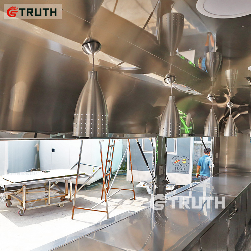 TRUTH Promotion hot dog cart trailer churros cart food vending cart mobile kitchen Airstream catering food trailer