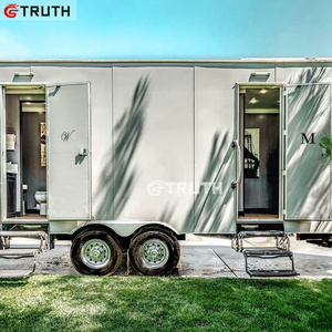 Outdoor Modern Design Moulding Squat Restroom Trailers Modular Temporary Mobile Toilet