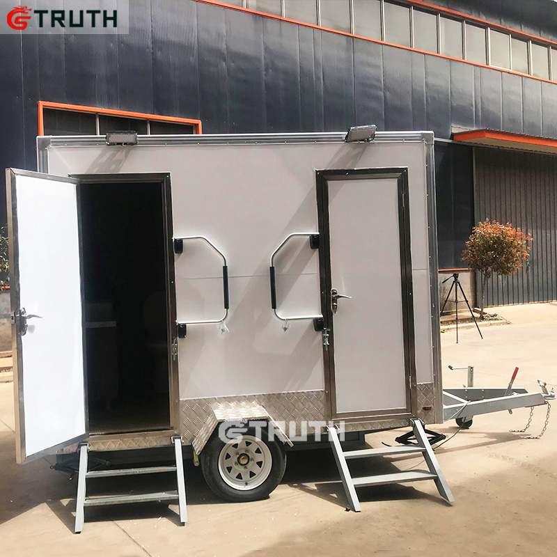 Outdoor Modern Design Moulding Squat Restroom Trailers Modular Temporary Mobile Toilet