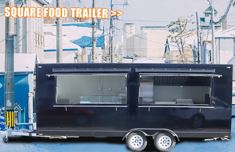 Mobile Bbq Coffee Hot Chocolate Vending Machine Food trailer Cart Shawarma fully equipped food trucks