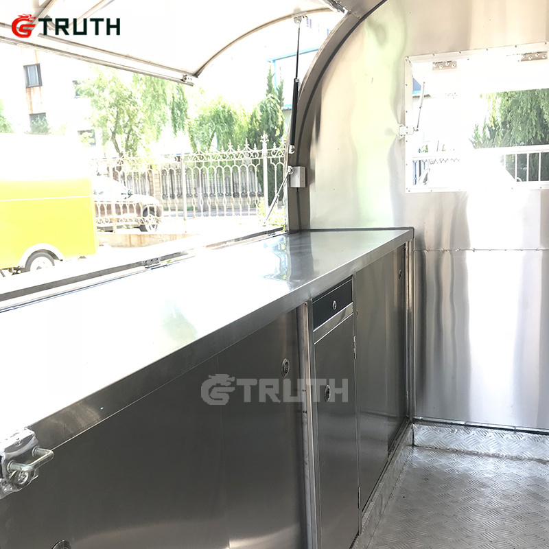 TRUTH stainless steel foodtrailer ce food cart mobile hotdog car for sale craigslist