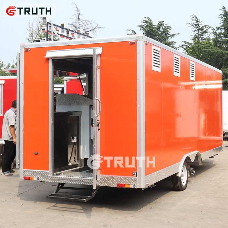 fully equipped foodtruck fast food cart coffee ice cream mobile kitchen Catering concession food truck trailers