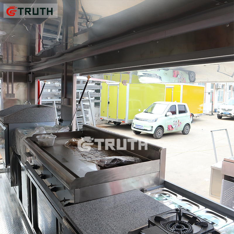 fully equipped foodtruck fast food cart coffee ice cream mobile kitchen Catering concession food truck trailers