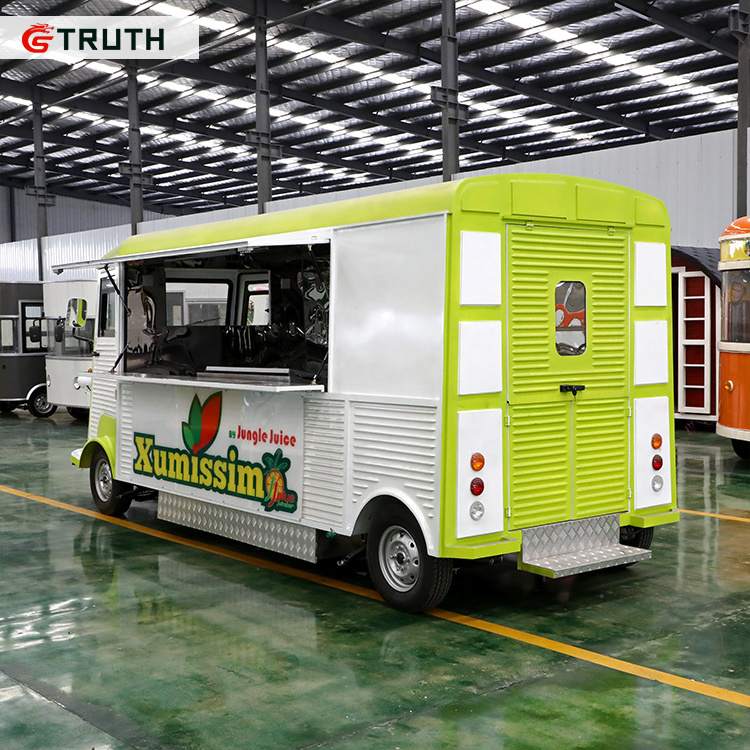 TRUTH  fastfood  bbq coffee van concession  vintage used food truck trailer for sale USA