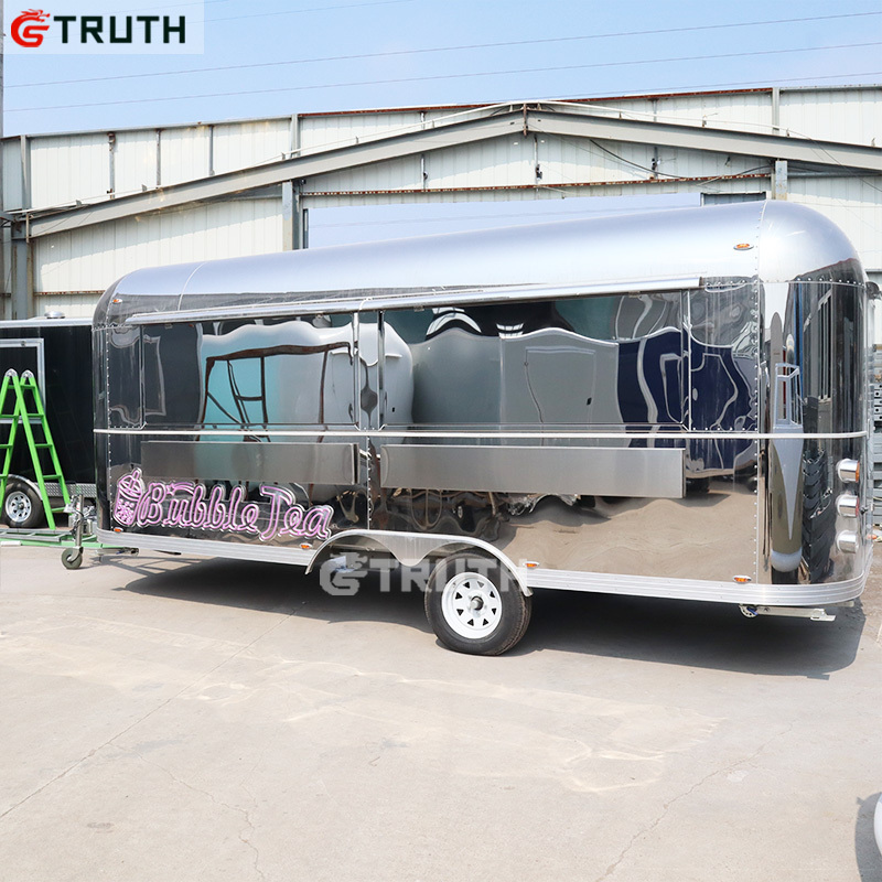 TRUTH Promotion hot dog cart trailer churros cart food vending cart mobile kitchen Airstream catering food trailer