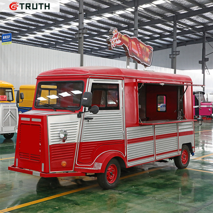 TRUTH fast food van catering turkey bbq food trailer burger fully equipped street ice cream retro food trucks supplies sale