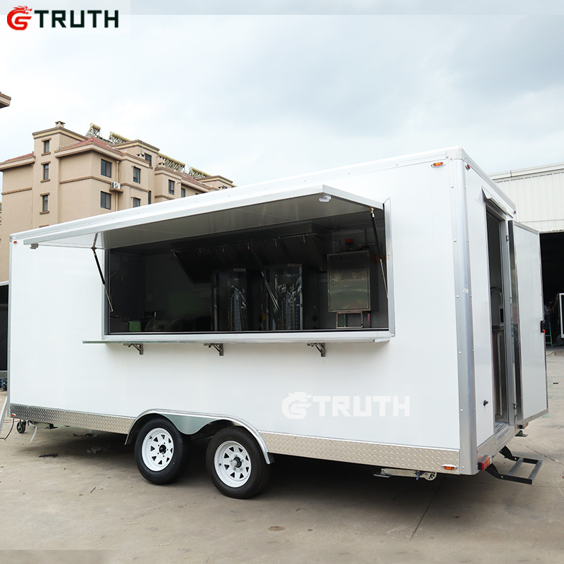 china full kitchen equipment pizza trailers crepe custom ice cream usa food truck in saudi arabia