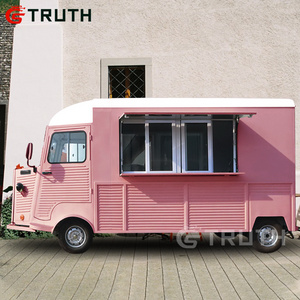 manufacture ice cream vintage van snack catering trailer mobile retro food truck for sale in usa