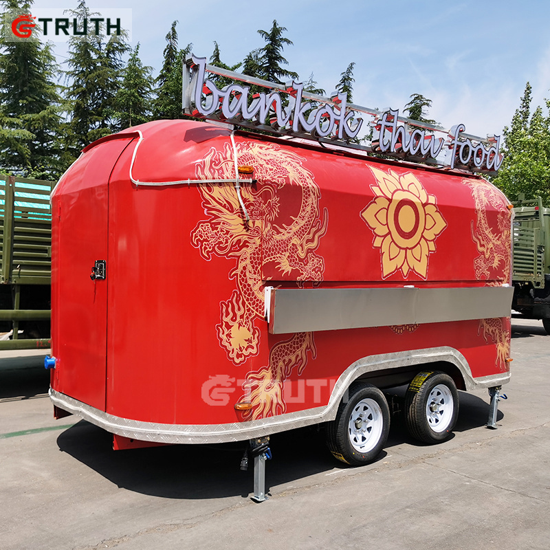 kebab ce approved snack food car burger truck mobile airstream food trailers with equipments