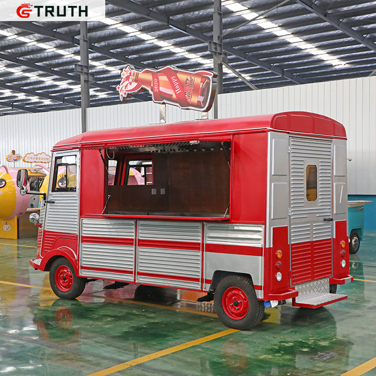 TRUTH fast food van catering turkey bbq food trailer burger fully equipped street ice cream retro food trucks supplies sale