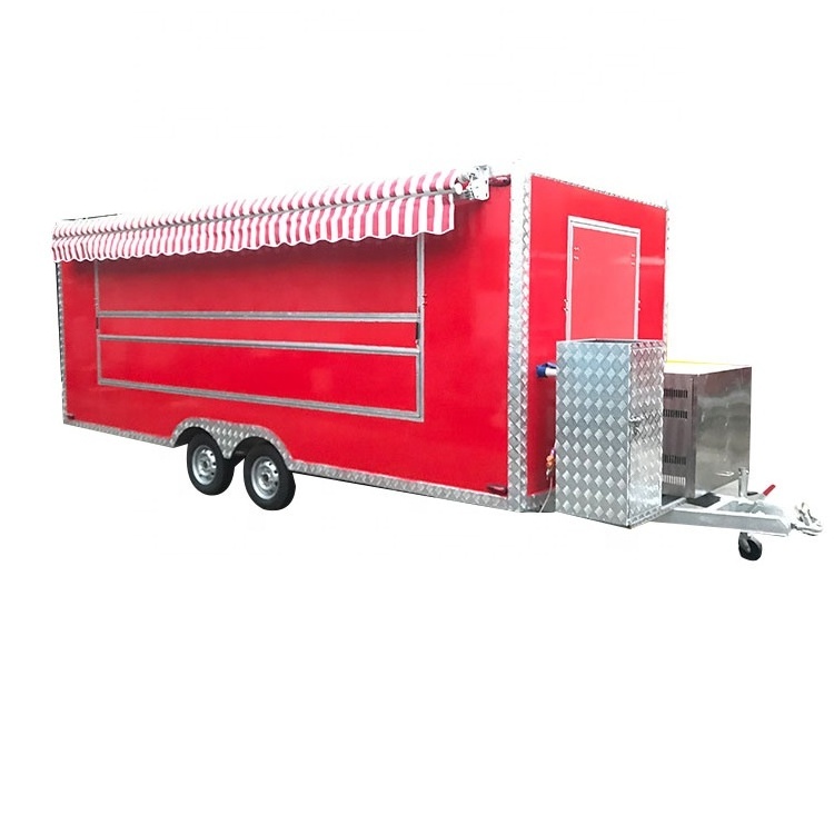 TUNE Hamburgers Carts Food Cart BBQ Fast Food Truck Shipping Container Food Trailer