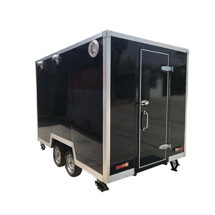 TUNE Mobile Street Tea Coffee Vending Carts Food Trailer Fish and Chip Food Cart with Wheels