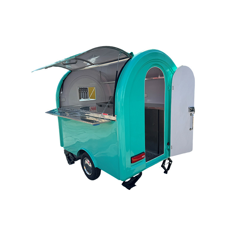 Hot Sale Street Mobile Fast Food Trailer Food Truck Containers Mobile Food Van Trailer