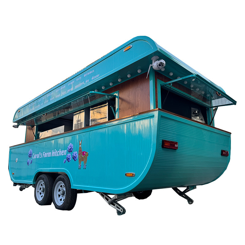 Customized Traction Wheels Bread Food Sale Oven Smart trailer Camper