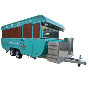 Customized Traction Wheels Bread Food Sale Oven Smart trailer Camper