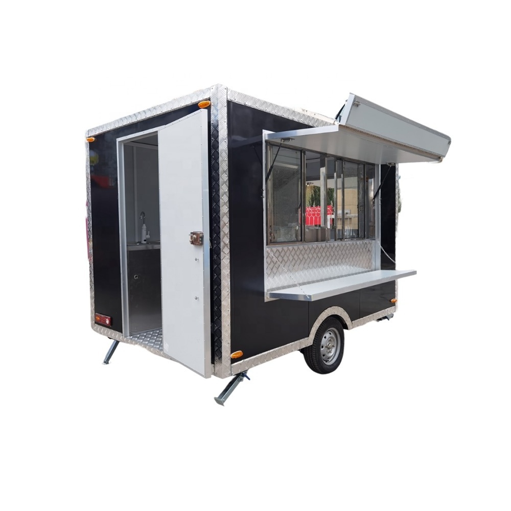 TUNE DOT Approved 10FT Square Food Trailer Fiberglass Enclosed Trailers