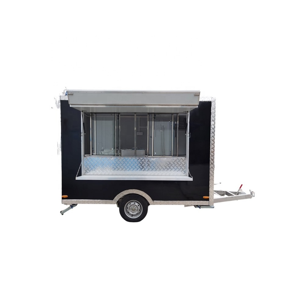 TUNE DOT Approved 10FT Square Food Trailer Fiberglass Enclosed Trailers