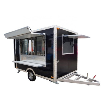 TUNE fully equipped scooter trailer New multifunction Mobile foodTruck Vending Food Cart For Sale Food Trailer