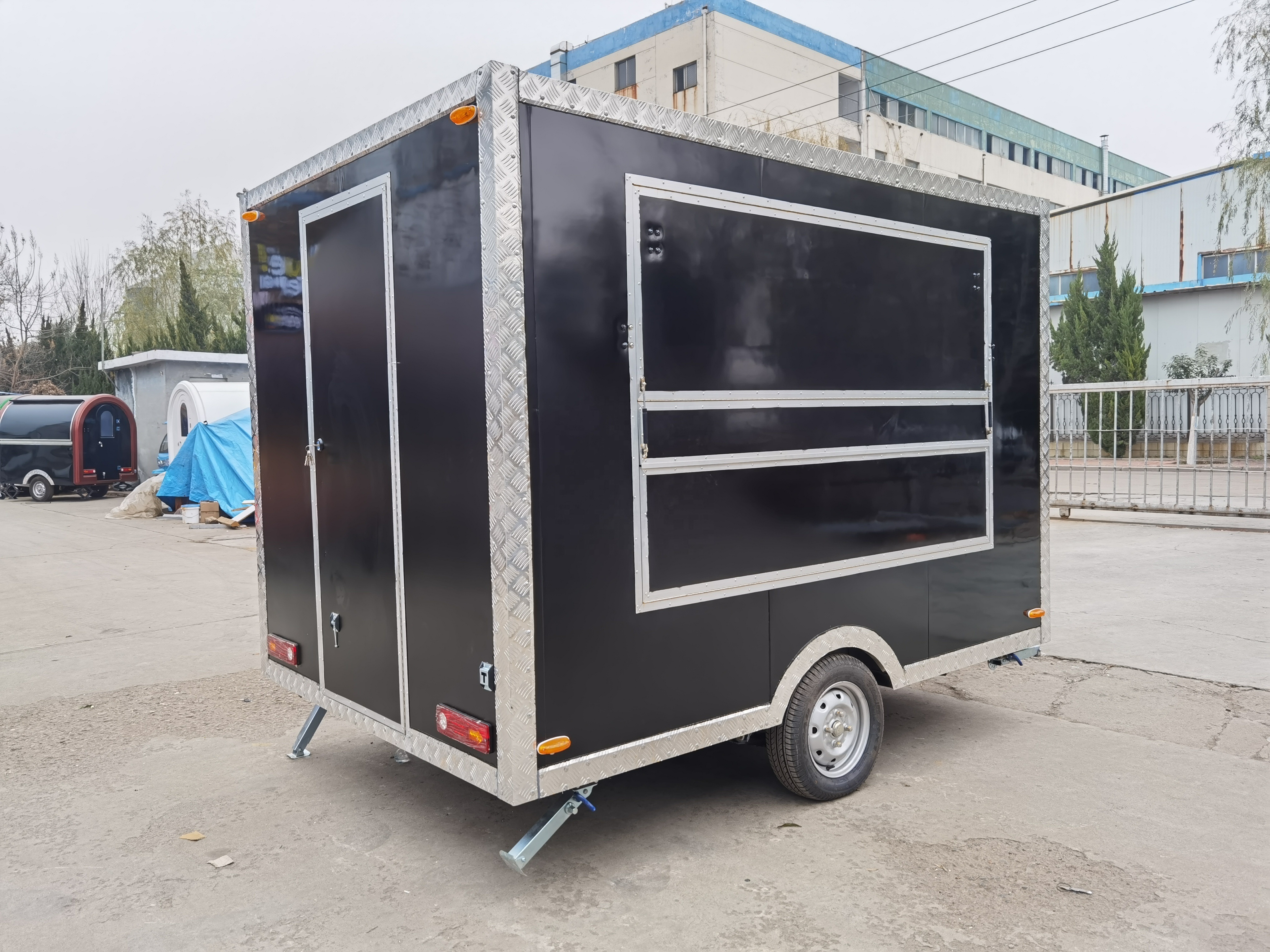 TUNE fully equipped scooter trailer New multifunction Mobile foodTruck Vending Food Cart For Sale Food Trailer