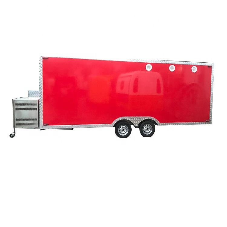 TUNE Hamburgers Carts Food Cart BBQ Fast Food Truck Shipping Container Food Trailer