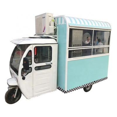 TUNE Multifunctional 3 Wheel Tricycle Food Cart Tuk Tuk Food Truck