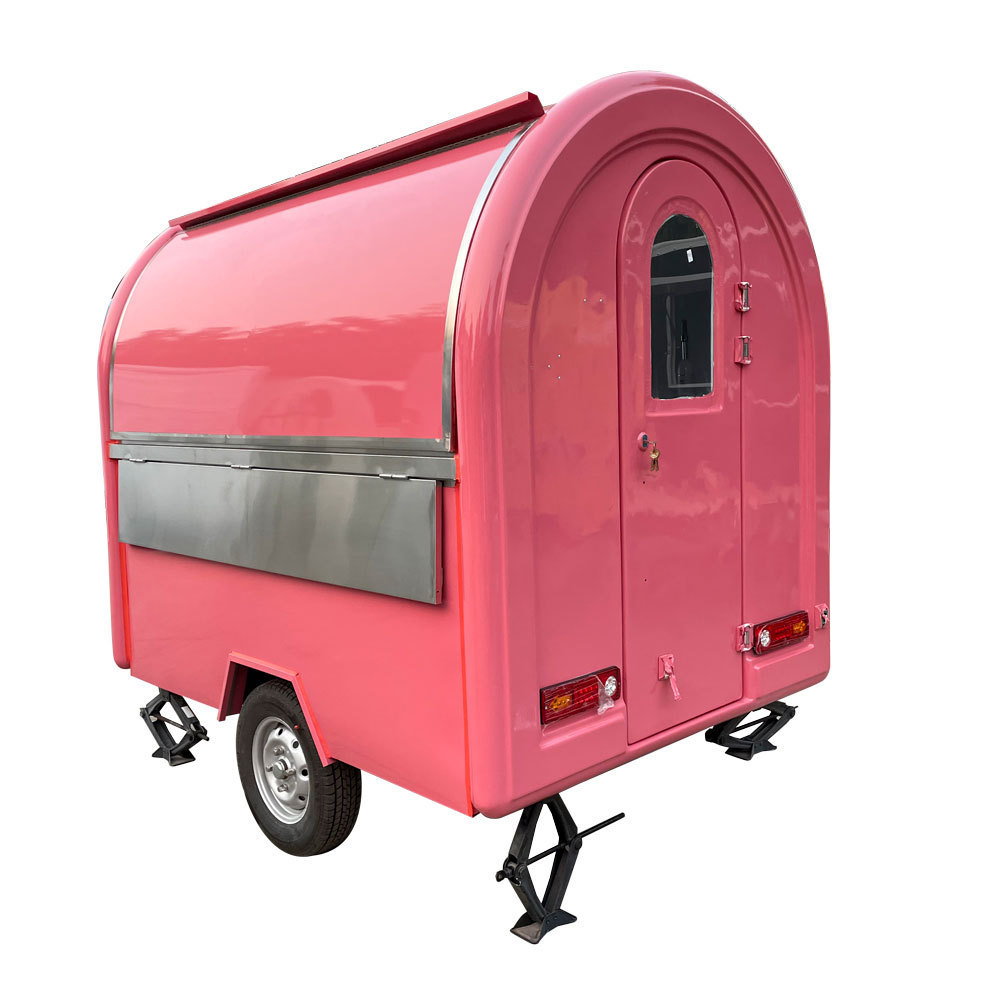 TUNE Hot Dog Cart Food Trailer For Sale Cheap Price Mobile Fast Barbecue Food Cart Coffee Truck Customize