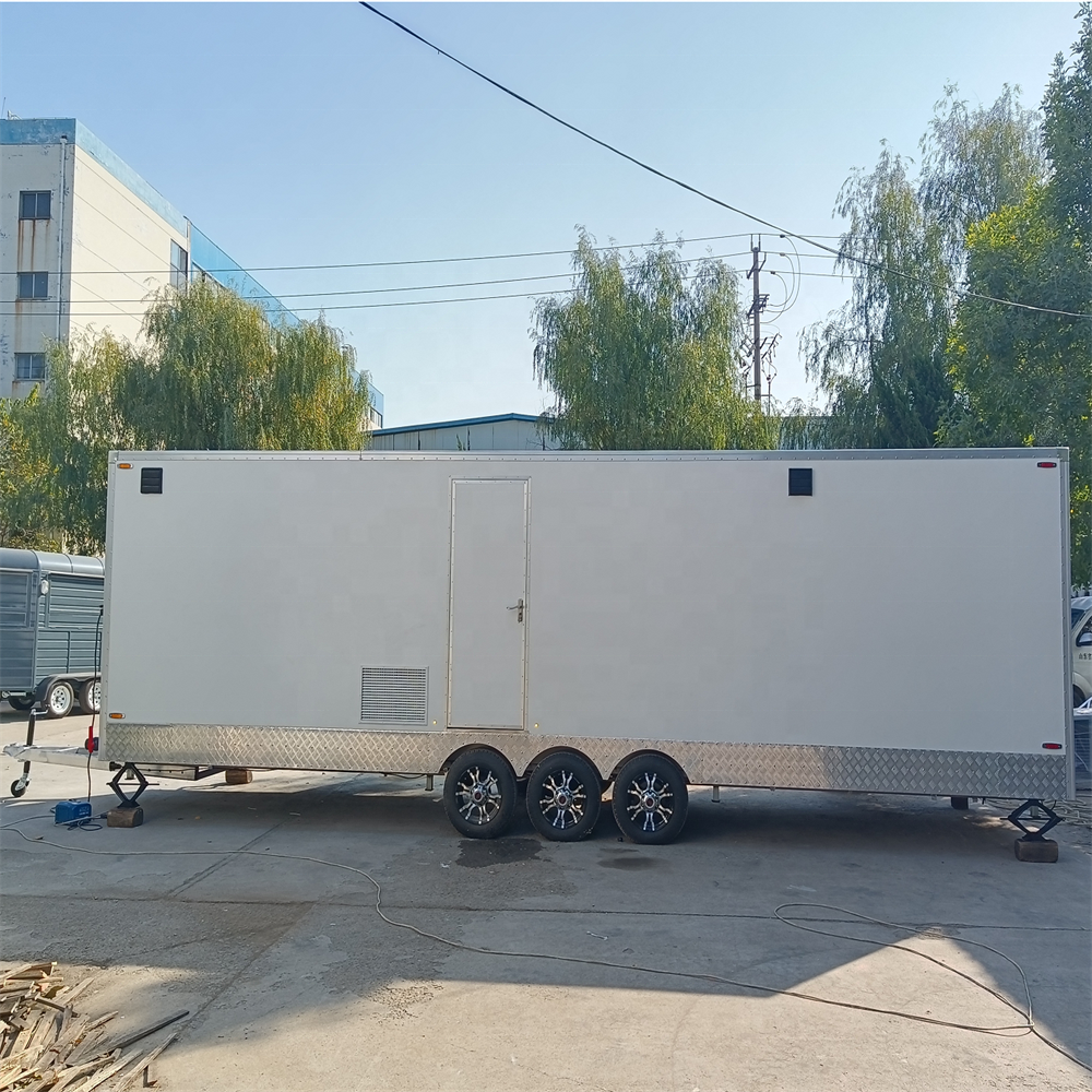 TUNE 28 Feet Portable Toilet Business Mobile Trailer Toilets for sale