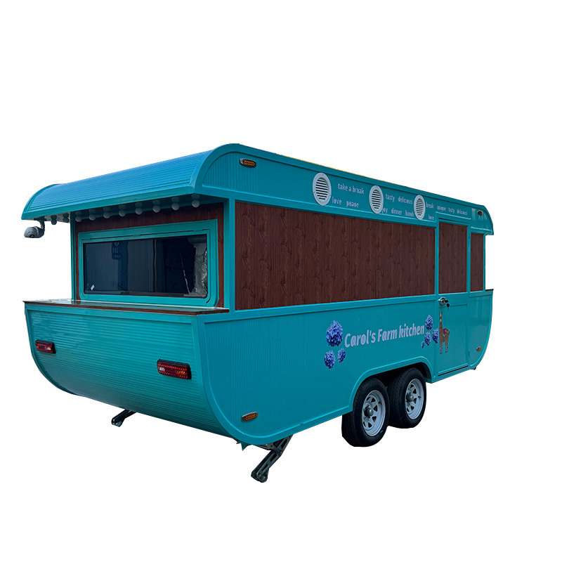 Customized Traction Wheels Bread Food Sale Oven Smart trailer Camper