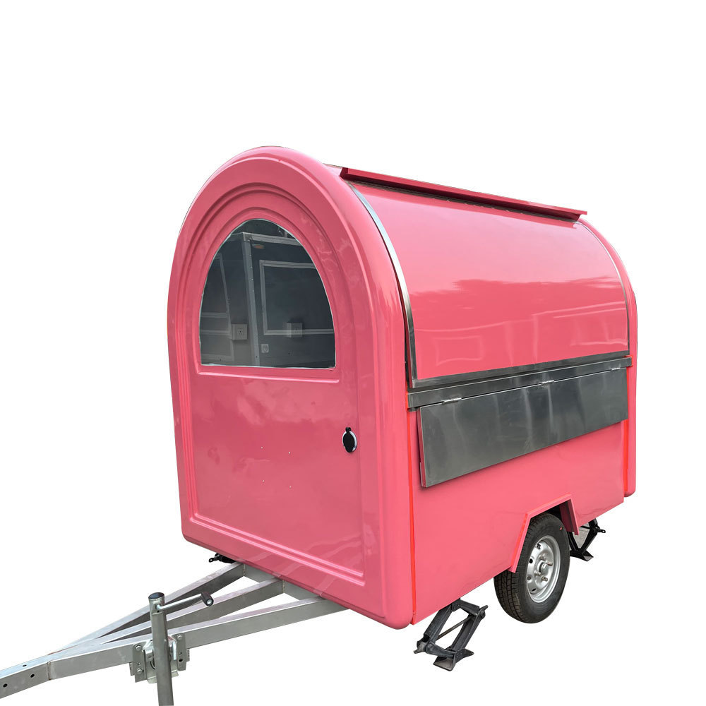 TUNE Hot Dog Cart Food Trailer For Sale Cheap Price Mobile Fast Barbecue Food Cart Coffee Truck Customize