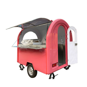 TUNE Hot Dog Cart Food Trailer For Sale Cheap Price Mobile Fast Barbecue Food Cart Coffee Truck Customize