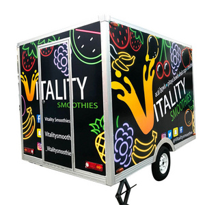 TUNE Widely Used Mobile Coffee Cart Food Trailer Exporter Electric Vans Venta de Food Truck