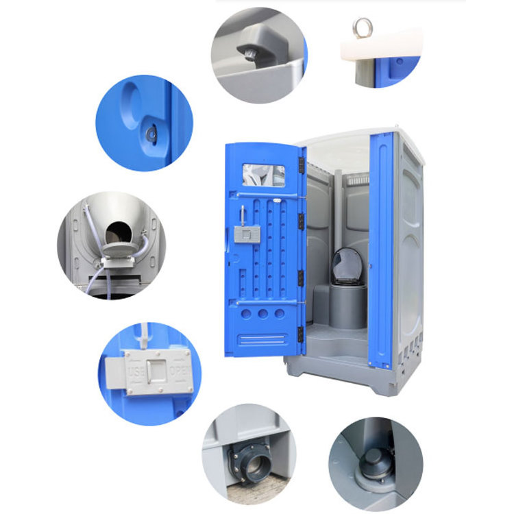 TUNE Mobile toilet manufacturer mobile temporary public toilet construction site mobile toilet outdoor shower room bathroom