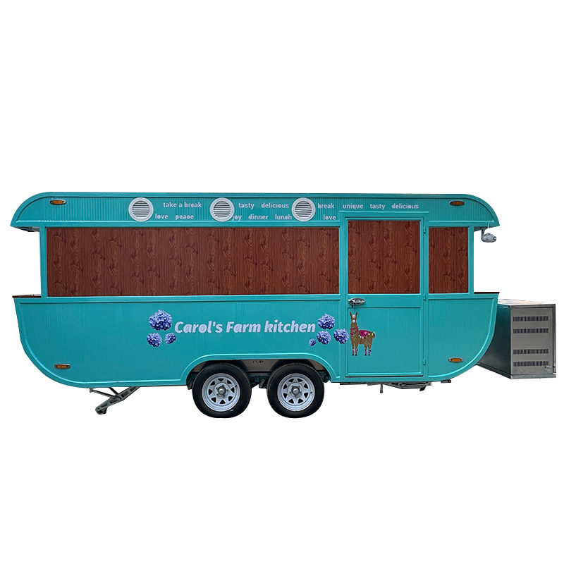 Customized Traction Wheels Bread Food Sale Oven Smart trailer Camper