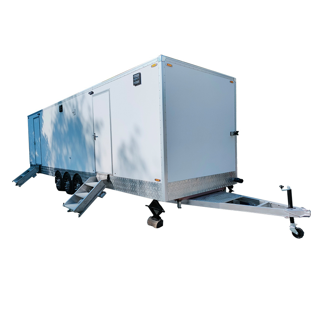 Mobile Toilets Outdoor 10 stalls Portable Movable Trailer