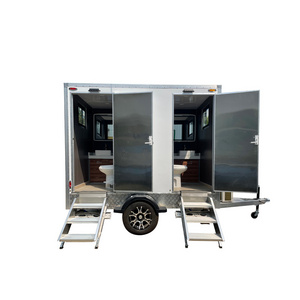 TUNE Luxury Portable Bathroom Trailers Movable Restroom Trailers VIP Toilets Trailer for Sale