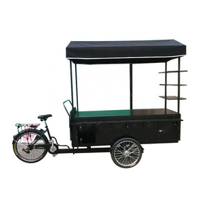 Hot dog food cart Retro Coffee bike street mobile coffee trike shop