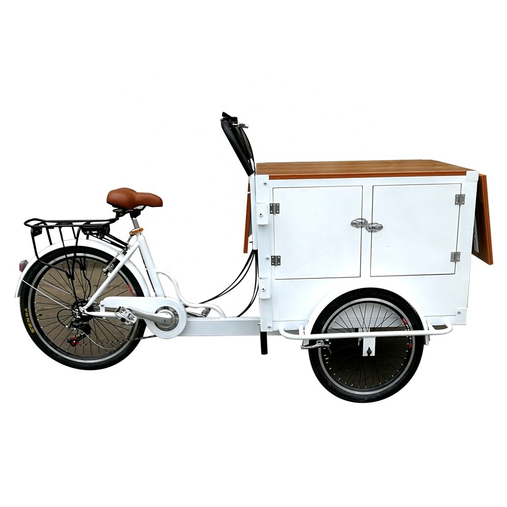 Hot dog food cart Retro Coffee bike street mobile coffee trike shop